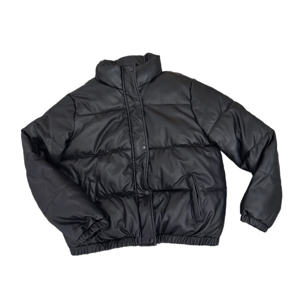 CI SONO faux vegan leather puffer coat
Large